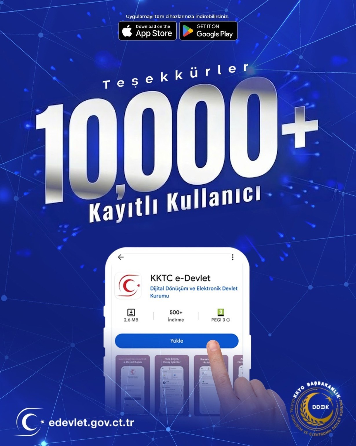 KKTC e-Devlet Kapısı 10 Bin Kayıtlı Kullanıcı